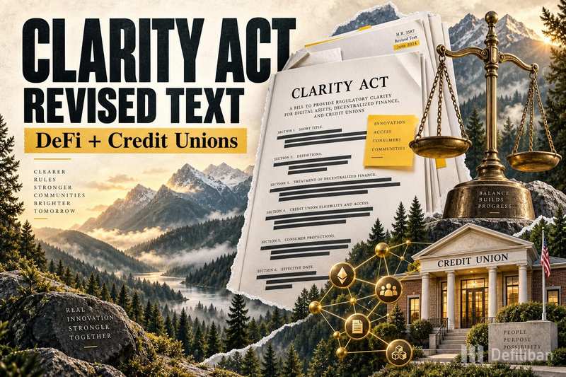 Revised Clarity Act Text: DeFi and Credit Union Changes