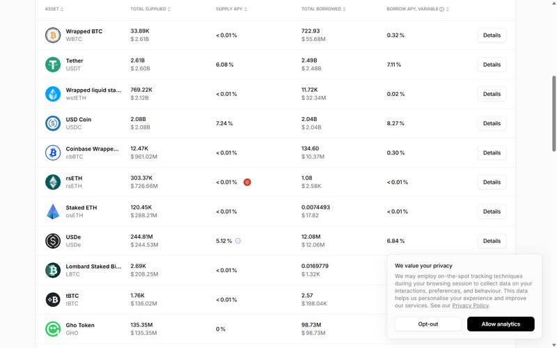 Review the borrow summary before confirming the on-chain transaction