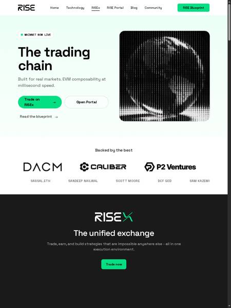 RISEx Tablet Interface