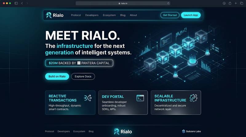 Rialo Homepage